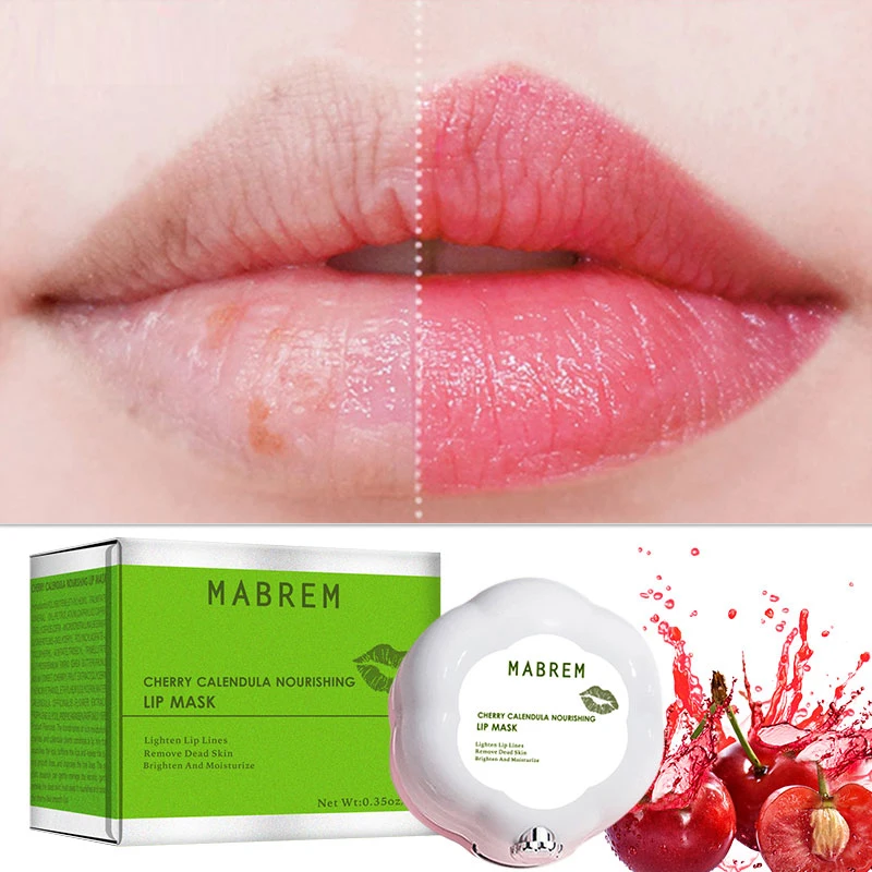 

Lip Plumper Night Sleep Maintenance Moisturizing Lip Balm Flavor Nourish Relieve Dryness Reduce Fine Lines Protect Lip Care Mask