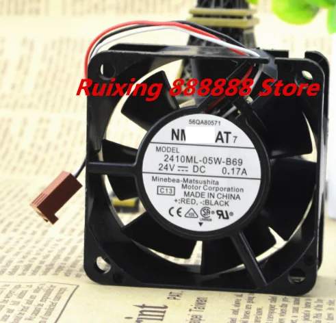 

2410ML-05W-B69 6025 24V 0.17A инверторный охлаждающий шариковый вентилятор