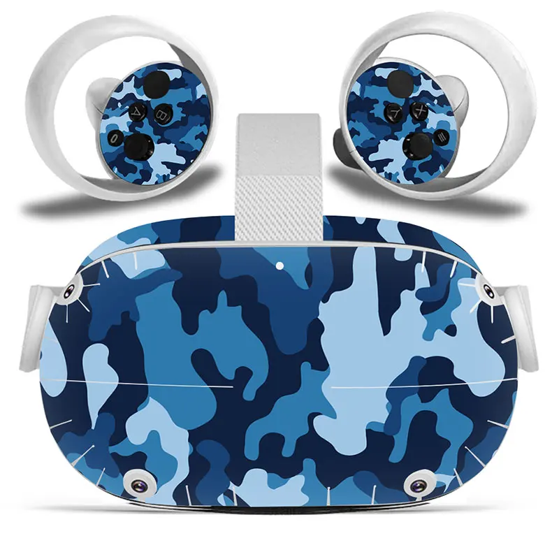 Камуфляжный дизайн для Oculus Quest 2 наклейка виртуальной реальности гарнитуры