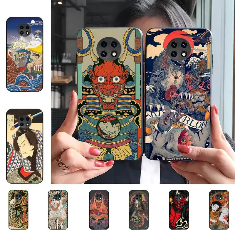 

Japanese Samurai Phone Case For Redmi 9 5 S2 K30pro Silicone Fundas for Redmi 8 7 7A note 5 5A Capa