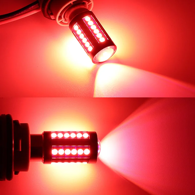 

ZTZPIE Automobile Led Brake Light 1157 7443 1156 Cob 36smd Bright Reversing Light 7440 Decode T20 Turn Signal White 6000K