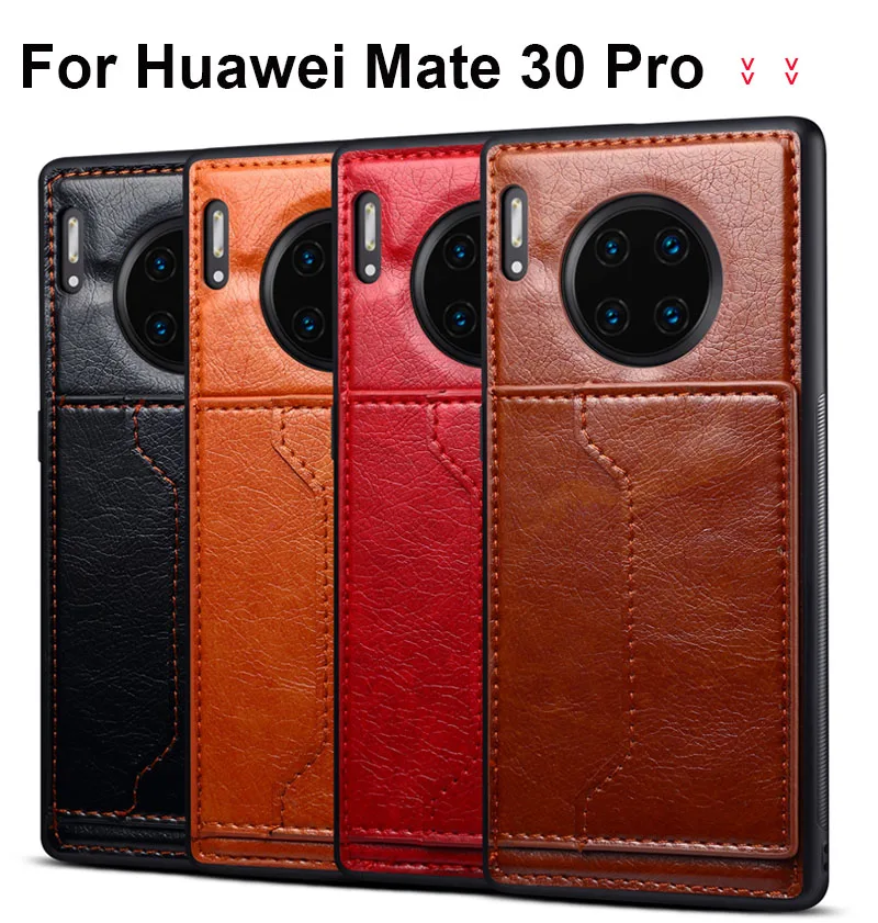 Для huawei mate 20X чехол Роскошный из искусственной кожи держатель для карт Стенд Автомобильный Магнит чехол mate 20 X чехол mate 30 pro Чехол 20 Pro Lite чехол