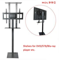 32 70 inch lcd led plasma monitor tv mount floor stand tilt swivel ad display wire management height ajustable mdl99c