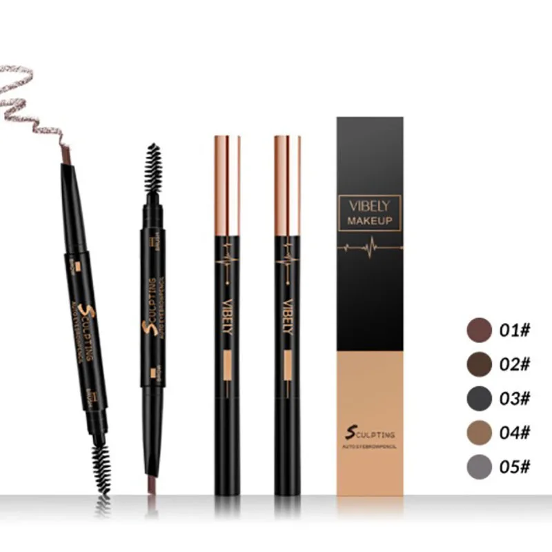 

Eyebrow Pencil Powder Lapiz De Ojos Yeux Crayon A Sourcil Laminacja Brwi Timbres Kit Caneta Sombrancelha Waterproof Brow Brush
