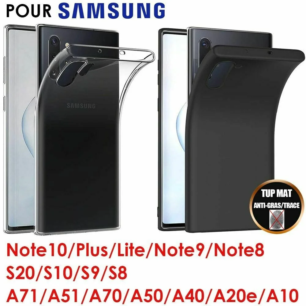 

Coque Luxe For Samsung S8 S9 S10 S20 A20e A10 A52 A32 A02s A12 Protection Silicone