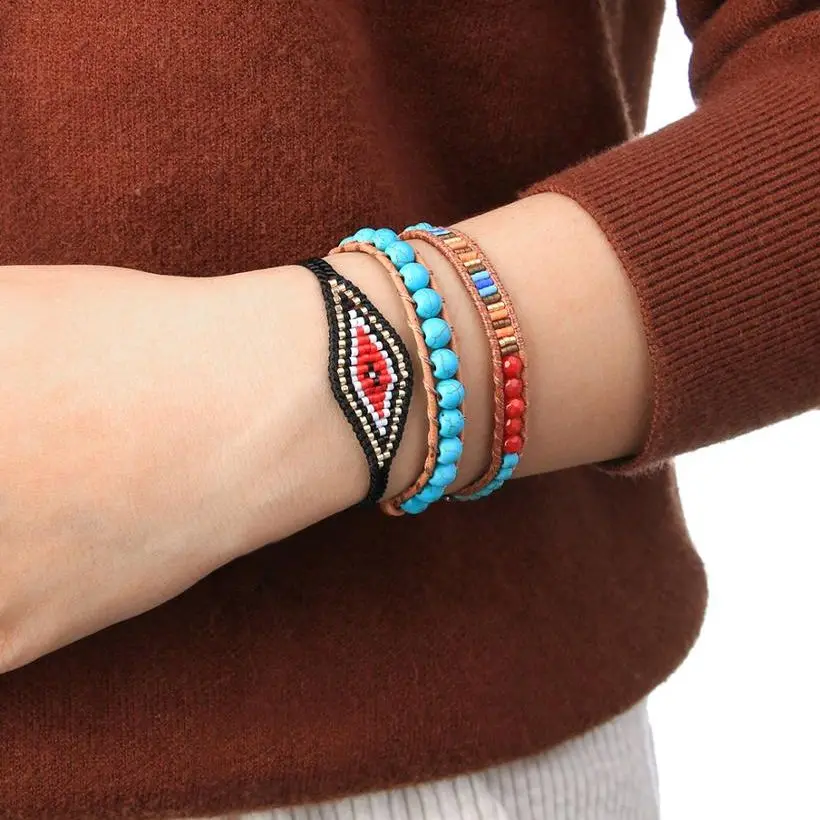KELITCH New Bohemian Bracelets Miyuki Stone Beaded Handmade Friendship Bracelet Pulseras Mujer Anime
KELITCH New Bohemian Bracelets Miyuki Stone Beaded Handmade Friendship Bracelet Pulseras Mujer Anime