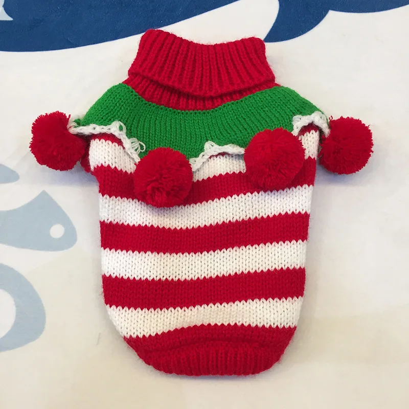 

Dog clothing Spring and Autumn Cat clothing autumn and winter cat dog clothes autumn clothing Christmas puppy sweater