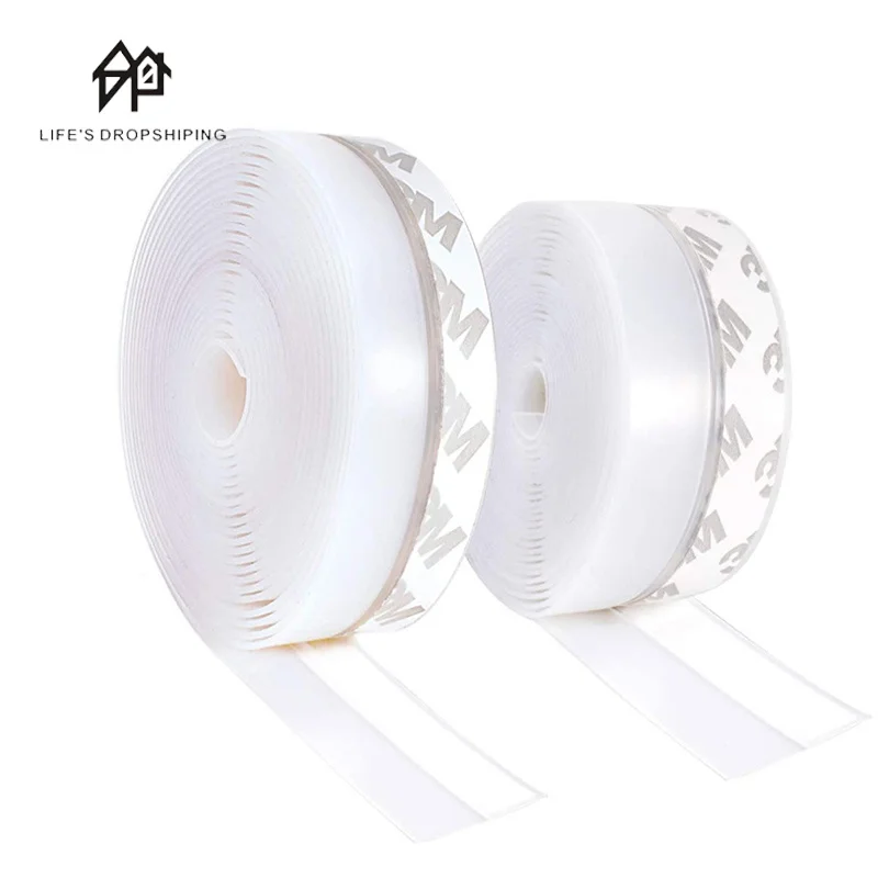 

3M Door Bottom Self Adhesive Seal Strip Weather Strip Silicone Soundproofing Window Seal Draught Dust Insect Door Strip Width