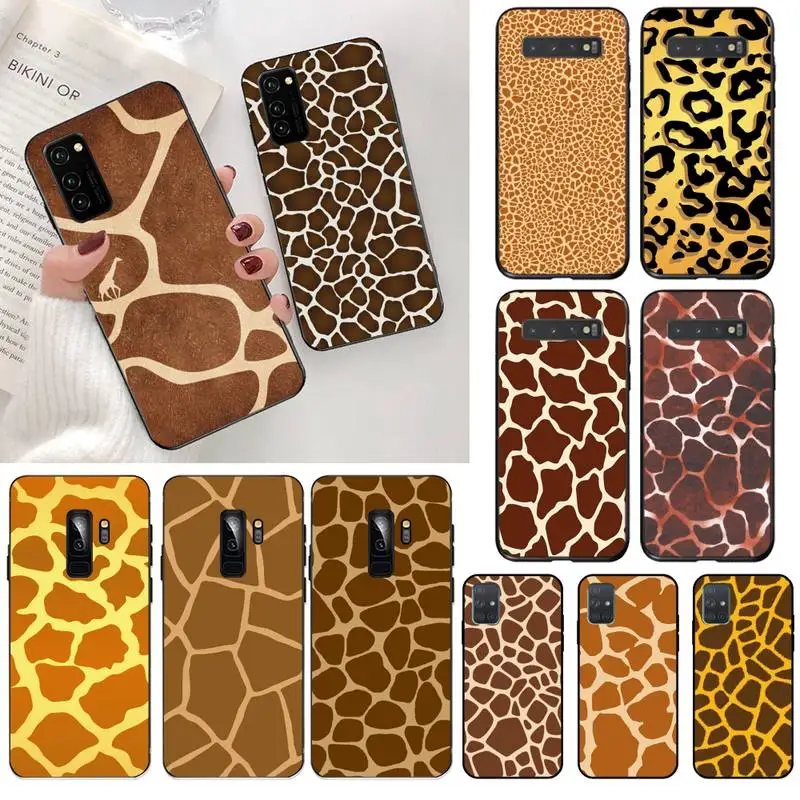 Роскошный чехол для телефона с изображением жирафа Samsung S20 plus Ultra S6 S7 edge S8 S9 S10 5G lite