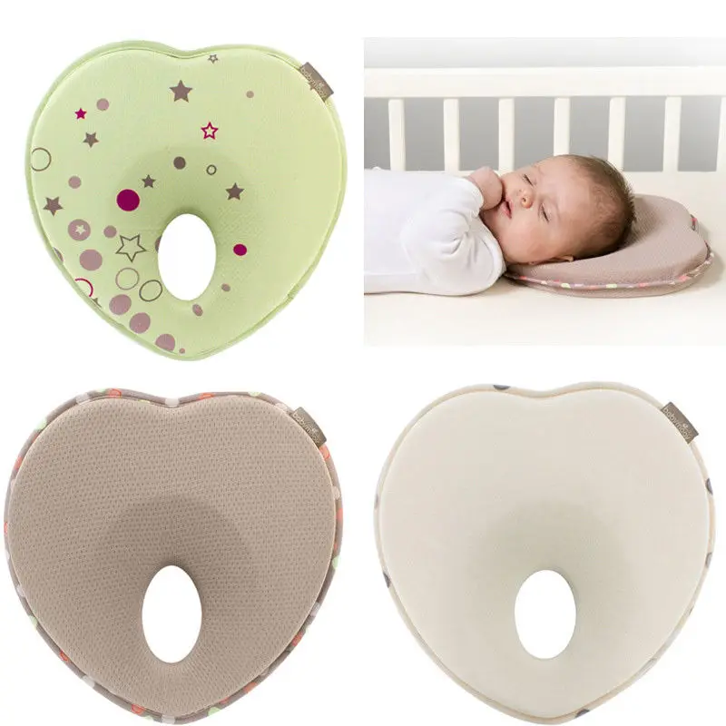 

Newborn Infant Anti Roll Baby Nursing Pillow Flat Head Neck Prevent Pillows Baby Boys Girls Heart Rest Support Gift