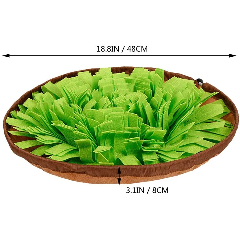 

Dogs Snuffle Mat Sniffing Training Nose Blanket Leak Food Anti Choking Mat Cat Work Toy Pet Slowing Feeding Intelligence Mat