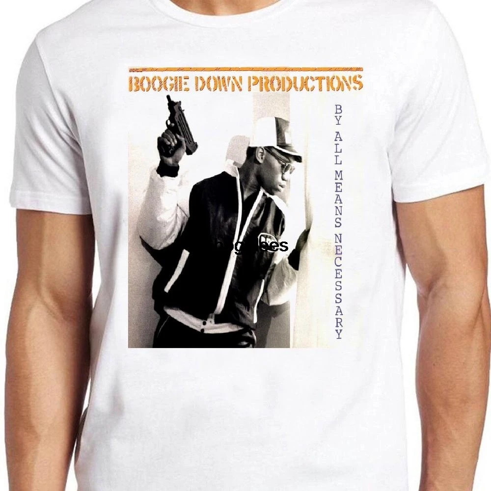 Boogie Down products футболка B1602 80s Rap Hip Hop Music Album Retro Cool Top Tee