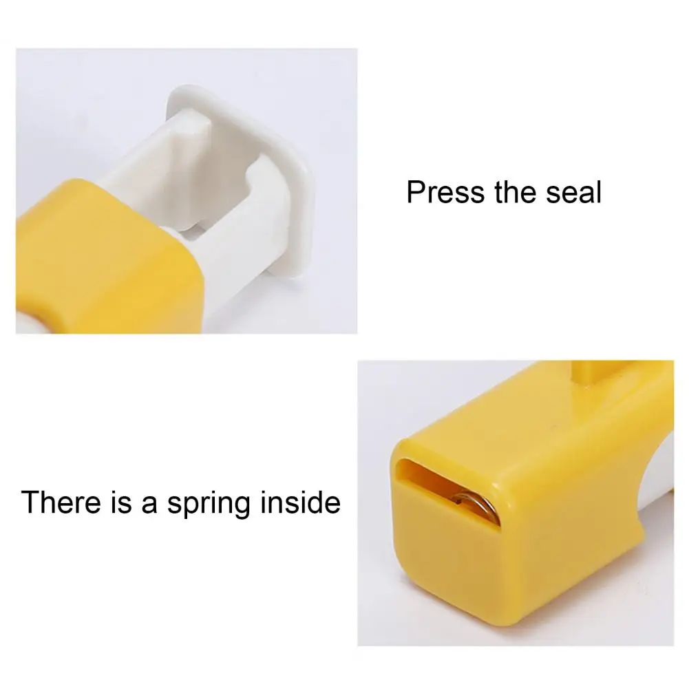 

3Pcs Sealing Clip Practical Multi Purpose Multicolor Fresh Food Bag Closure Clamp for Kitchen Storage