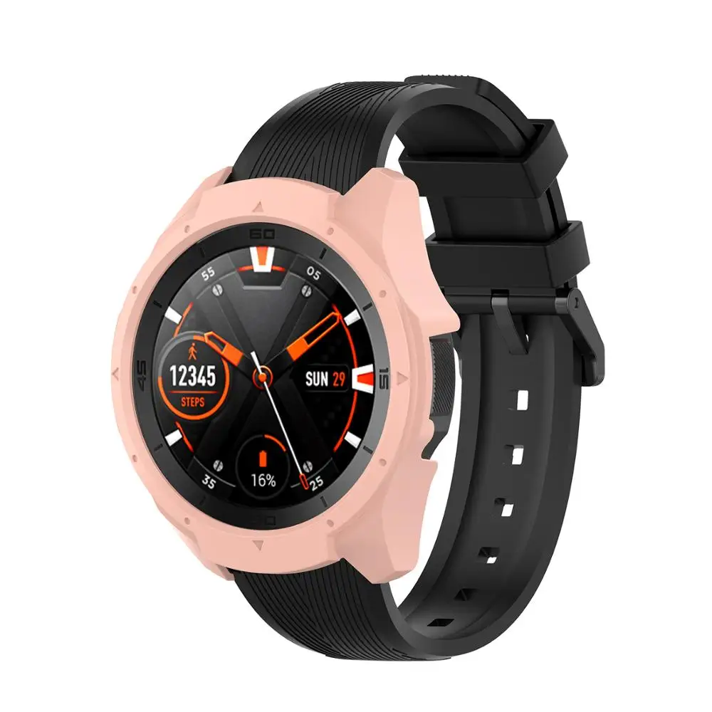 Защитный чехол AKBNSTED из поликарбоната для часов Ticwatch S2 умные часы противоударный