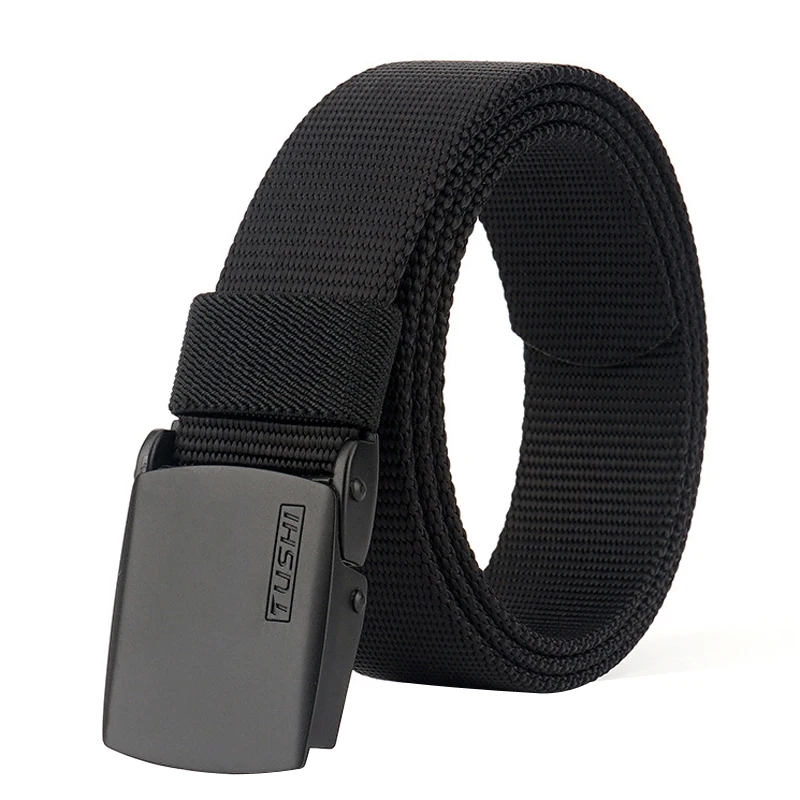 Ремень из нейлонового сплава с автоматической пряжкой для мужчин и женщин 3 5 см |