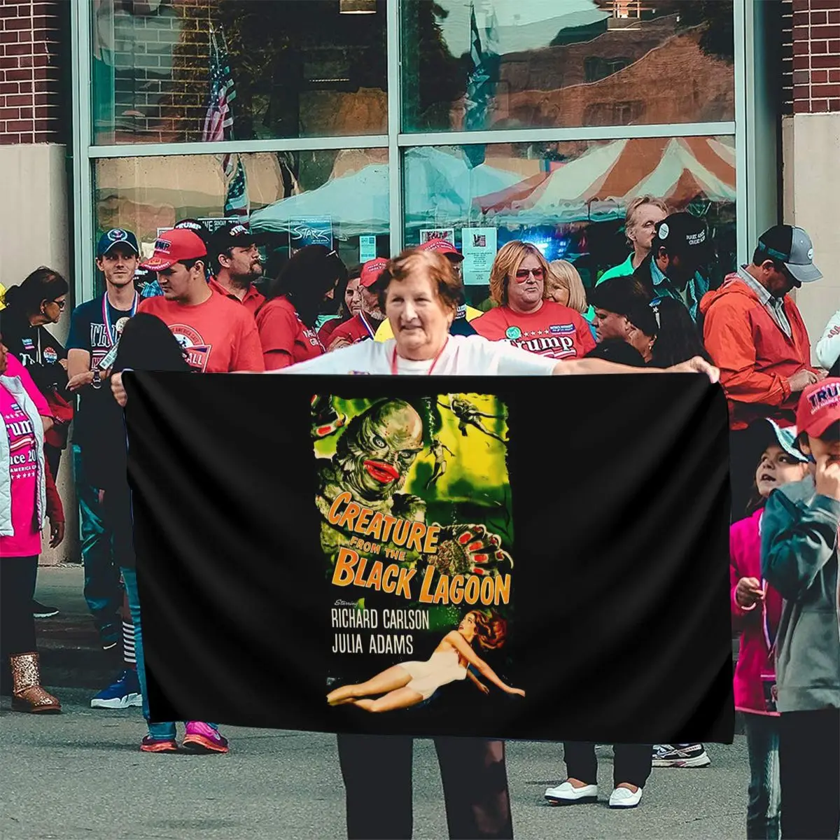 Забавное ретро стильное существо из Черной лагуны подарок для мужчин вечерние