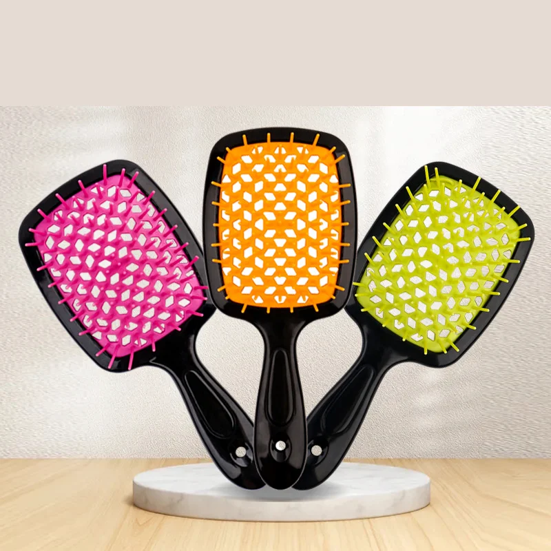 

New Wide Teeth Air Cushion Comb Wet Dry Hair Detangling Scalp Massage Comb Hair Brush Salon Women Hairdressing Tool