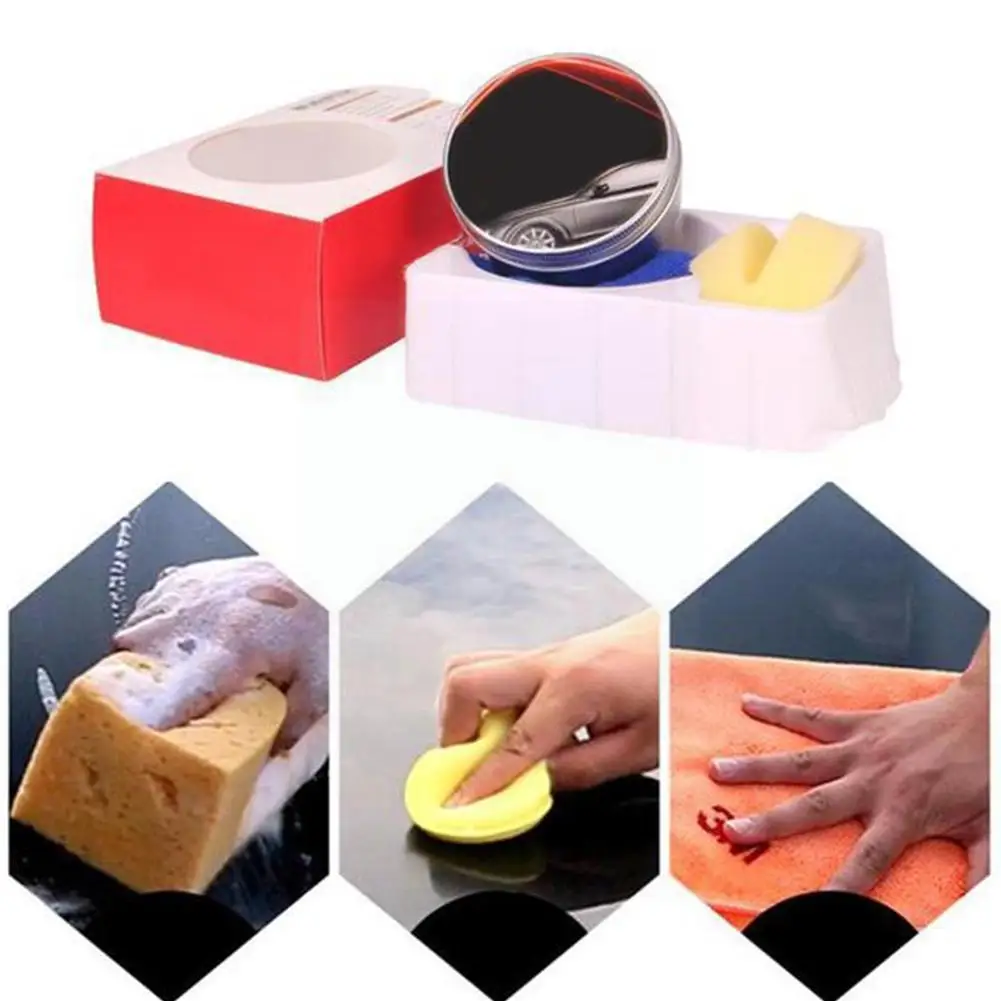

Car Polish Wax Coat Detailing Auto Body Paint Care Maintenance Agent Accessory Cleaning Coating Polishing Anti Wash Tool Sc O3W1