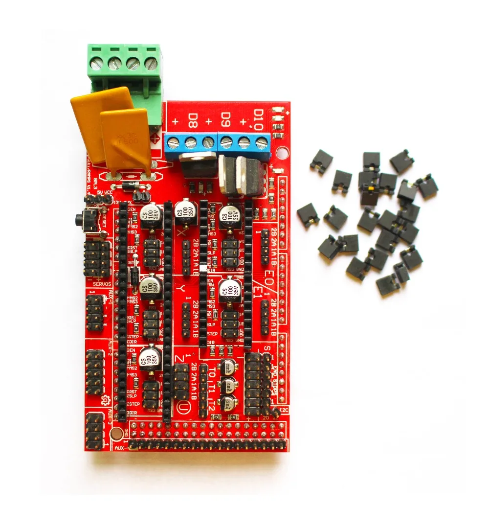 Комплект для 3D принтера с ЧПУ Arduino Mega 2560 R3 + контроллер RAMPS 1 4 ЖК дисплей 12864 6