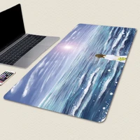 70x30cm gaming mouse pad large girls special thickening cute writing pad oil painting simple keyboard pad waterproof mousepad