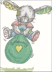 Набор для вышивки крестиком YIXIAO хлопковый Haejbgqs отшитый кроликом (15)|Упаковка| |