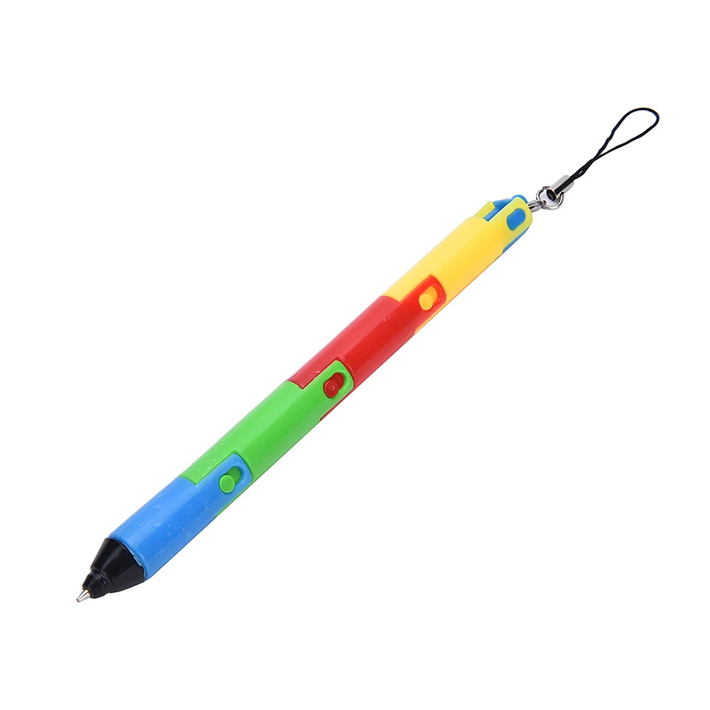 

2pcs/lot Foldable Ballpoint Pen Creative Bending Twists Pens Creative Stationery Office School Supplies Free Shipping