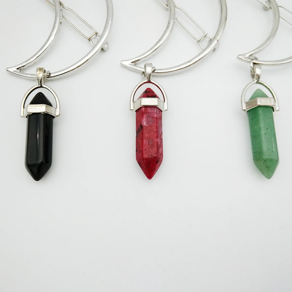 Moon с шестигранной головкой подвесной зажим для женщин геометрический заколки