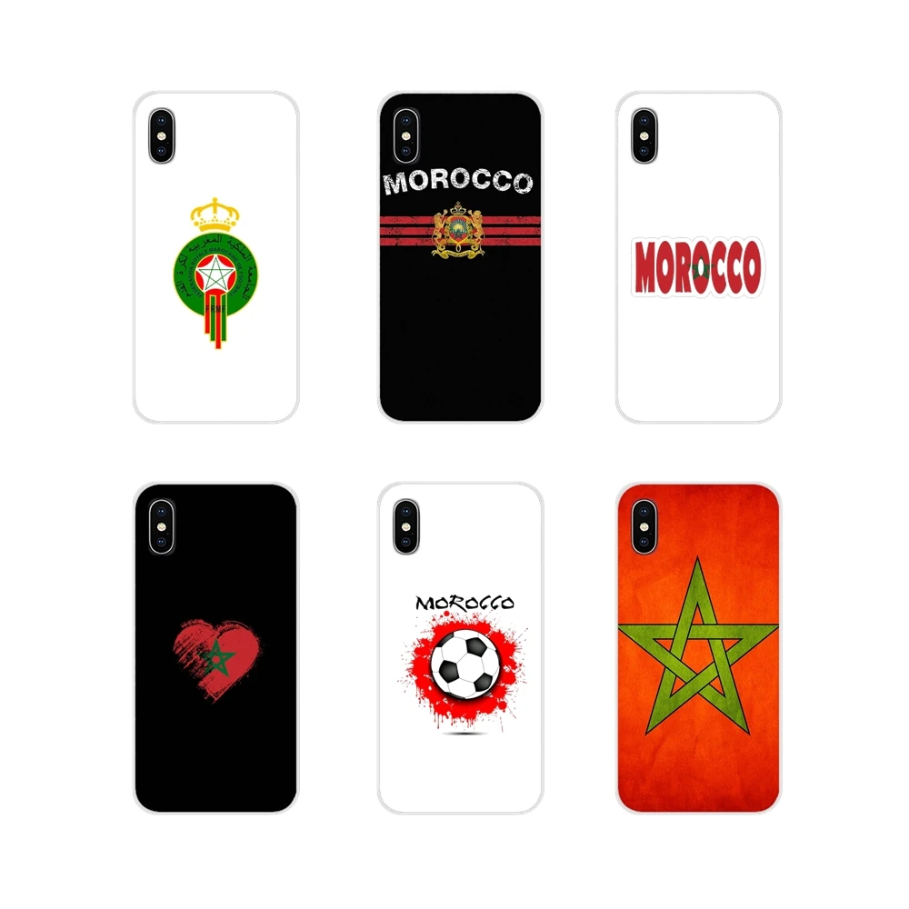 Мягкий прозрачный чехол марокканский Футбольный флаг для Huawei Y5 Y6 Y7 Y9 Prime Pro GR3 GR5 2017