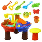 Инструмент для дноуглубления песка, Подарочная коробка, детский летний набор инструментов для игры в песок и воду, семейный набор инструментов для копания песка, настольный игровой набор, коробка U4N1