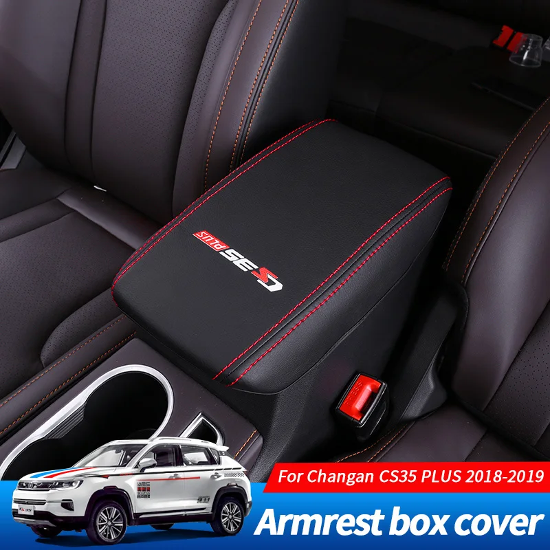 

Car Armrest Pad Covers Seat Armrests Box Pads Armrest Storage Protection Cushion For Changan CS35 Plus 2018-2019