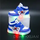 Детские кроссовки Человек-паук, со светодиодсветильник кой