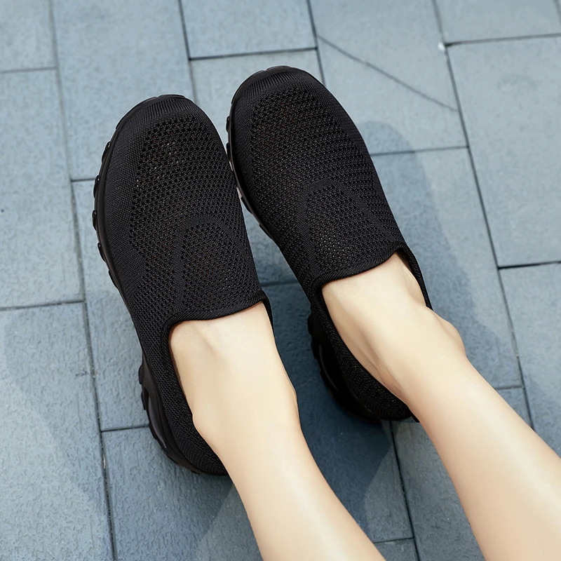 Летняя женская спортивная обувь 2022 дышащие женские кроссовки на платформе с