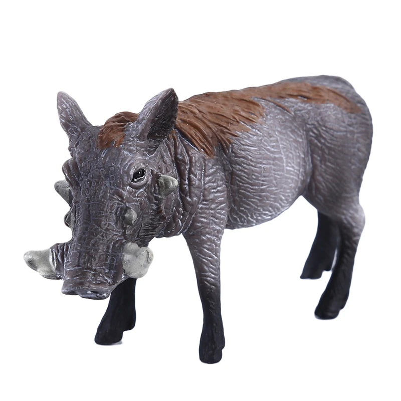 Имитация оленя Warthog Lynx Мандрель Ослик Гиббон Porcupine Kiwi Bird Chimpanzee ПВХ Модель