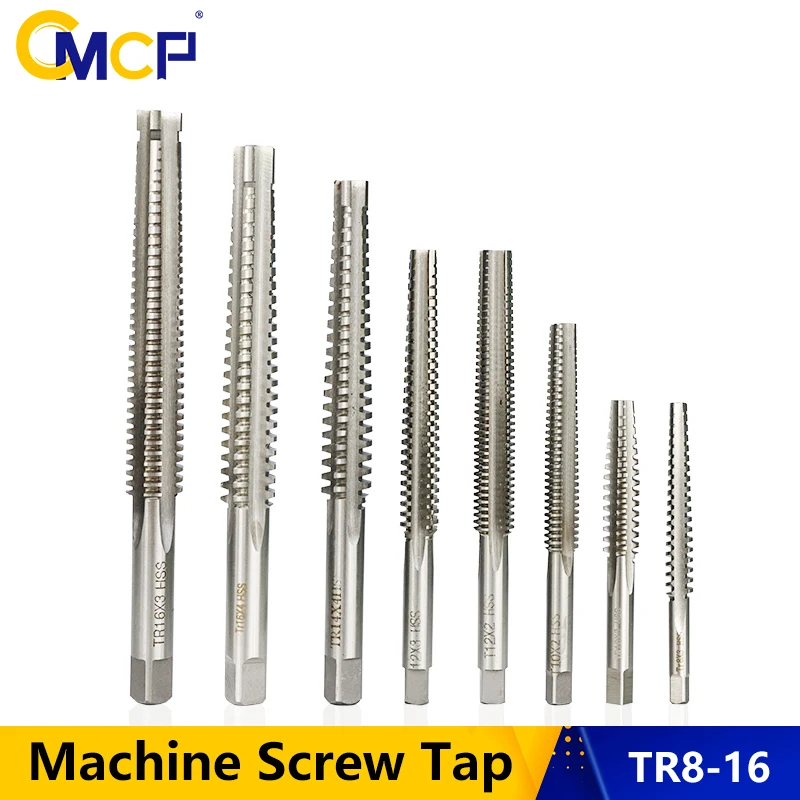1 шт. трапециевидный кран с резьбой TR 8/10/12/14/16|trapezoidal metric|thread taphand tap |