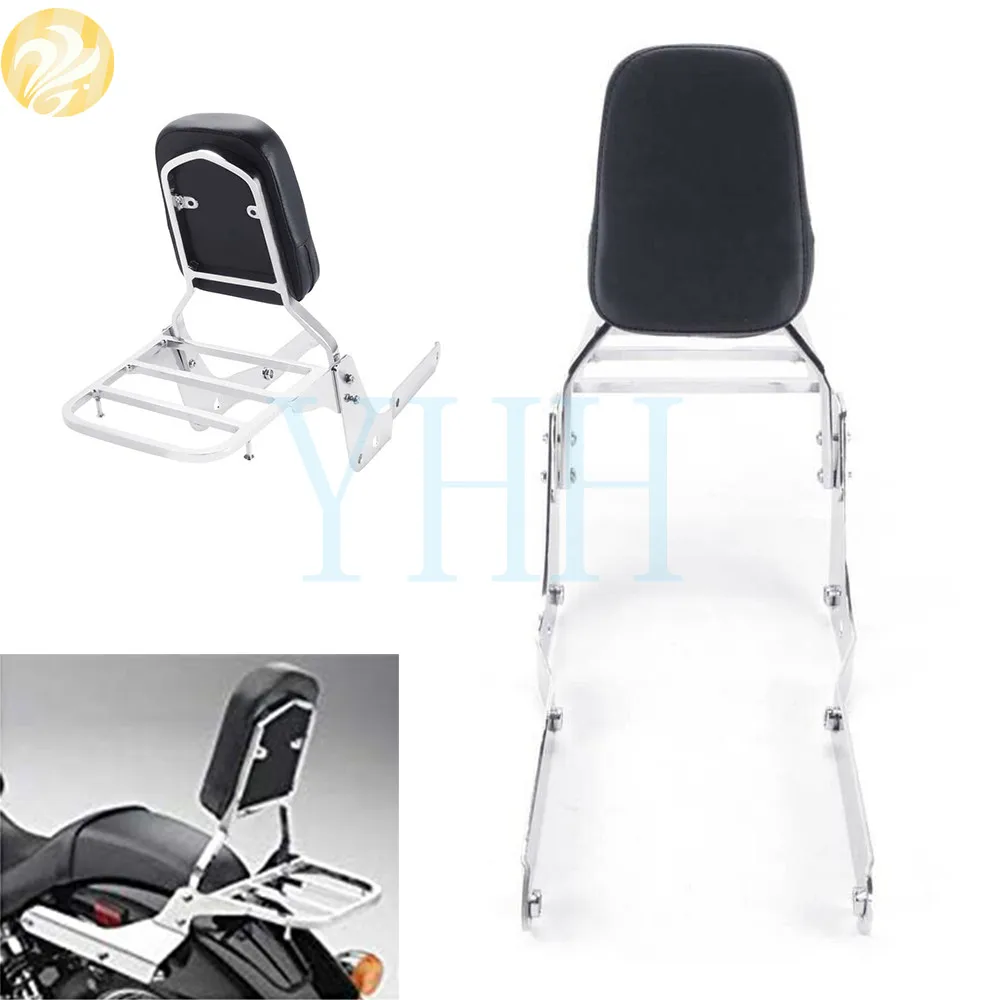 Хит продаж спинка для пассажирского мотоцикла и багажная стойка Honda Shadow Aero VT750 04-12