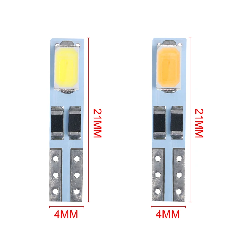 10X 5630smd t5 w3w w1.2w приборная панель прибора автомобиля светодиодный светильник Авто