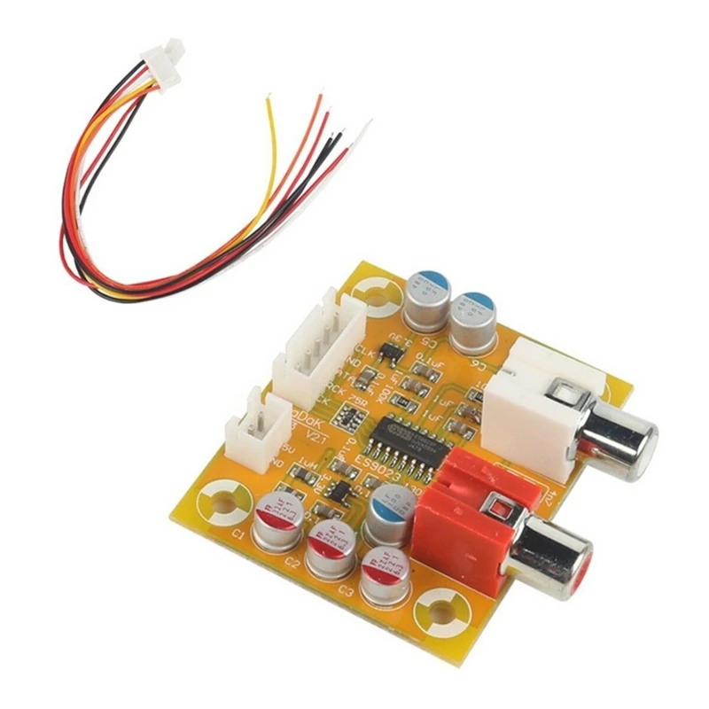 HOT Sabre Es9023 аналоговый I2S 24 бит 192 кГц декодер плата модуль для Raspberry Pi | Электроника