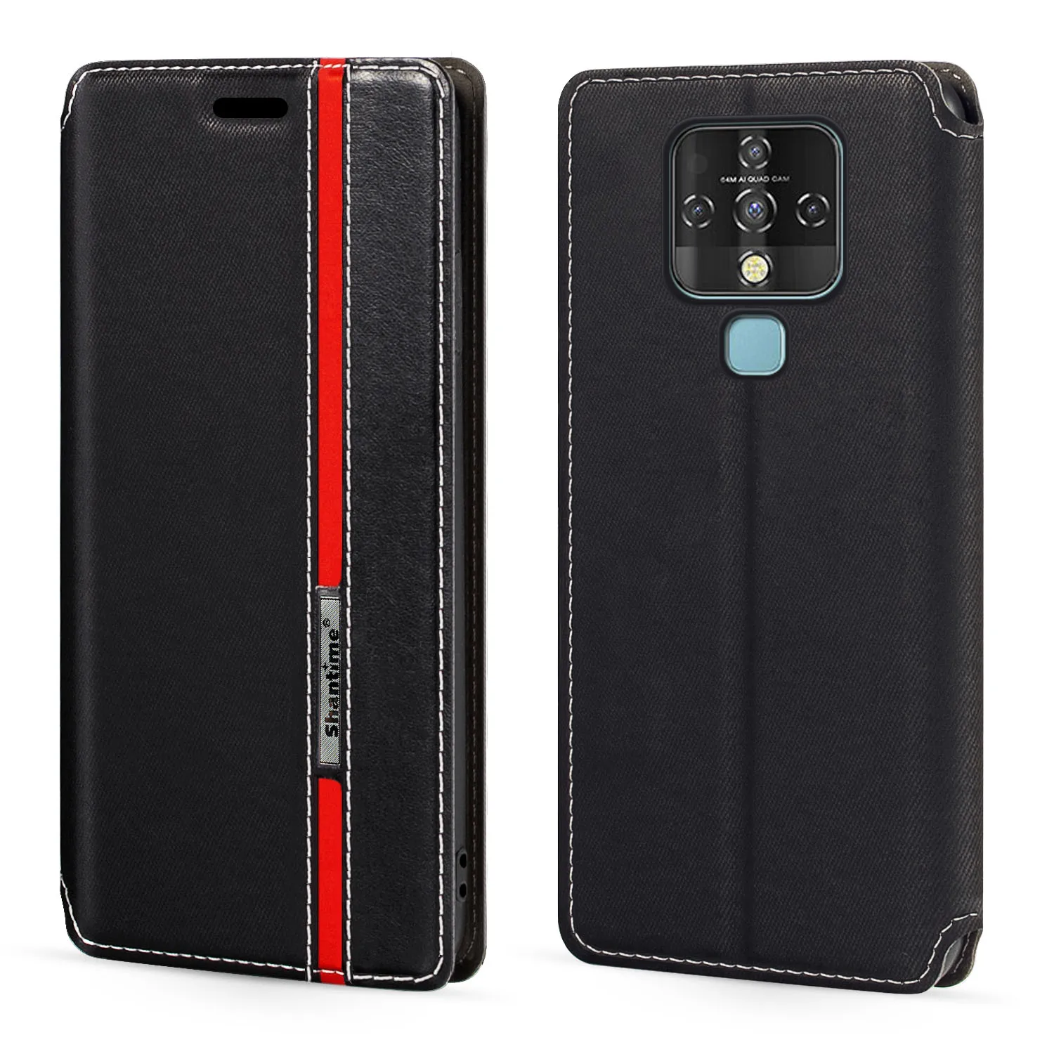 

Чехол для Tecno Camon 16 CE 7, модный разноцветный кожаный флип-чехол с магнитной застежкой и держателем для карт для Tecno Camon 16 Pro