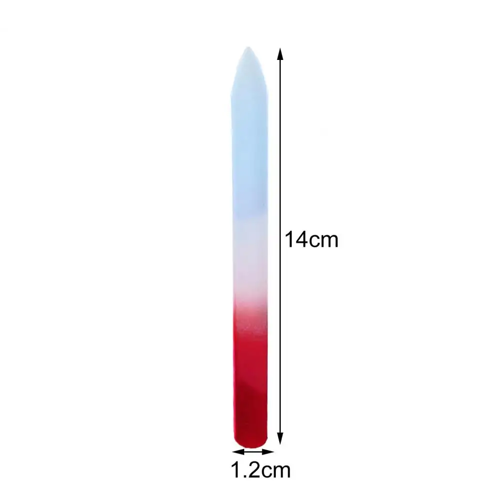 

6pcs Nail File Double Sided Use Nail Trimming Glass Home Nail Manicure Applies For Home