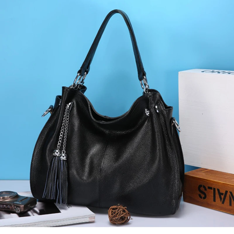 Вместительная женская сумка из воловьей кожи в новом стиле повседневные женские