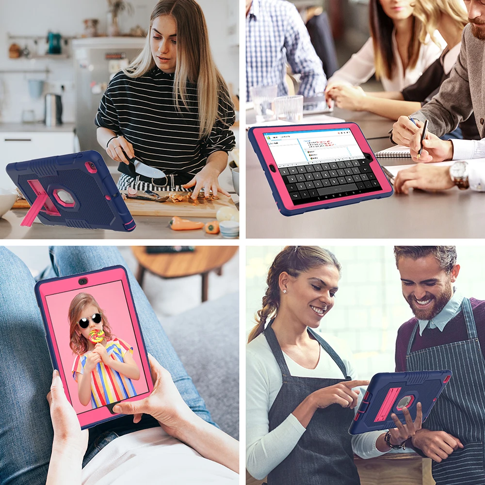 

Case for iPad 9.7 2018 2017 Mini 4 5 Heavy Duty Shockproof Cover Kids Safe Shell