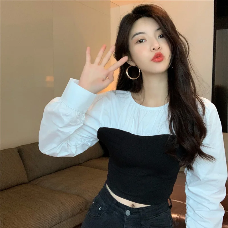 

Женские рубашки с рукавами-фонариками МАЗ, небольшие размеры