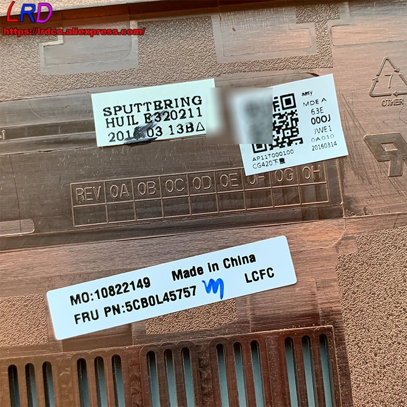 Новый оригинальный корпус Базовая Нижняя крышка D для ноутбука Lenovo Ideapad 110-14 IBR