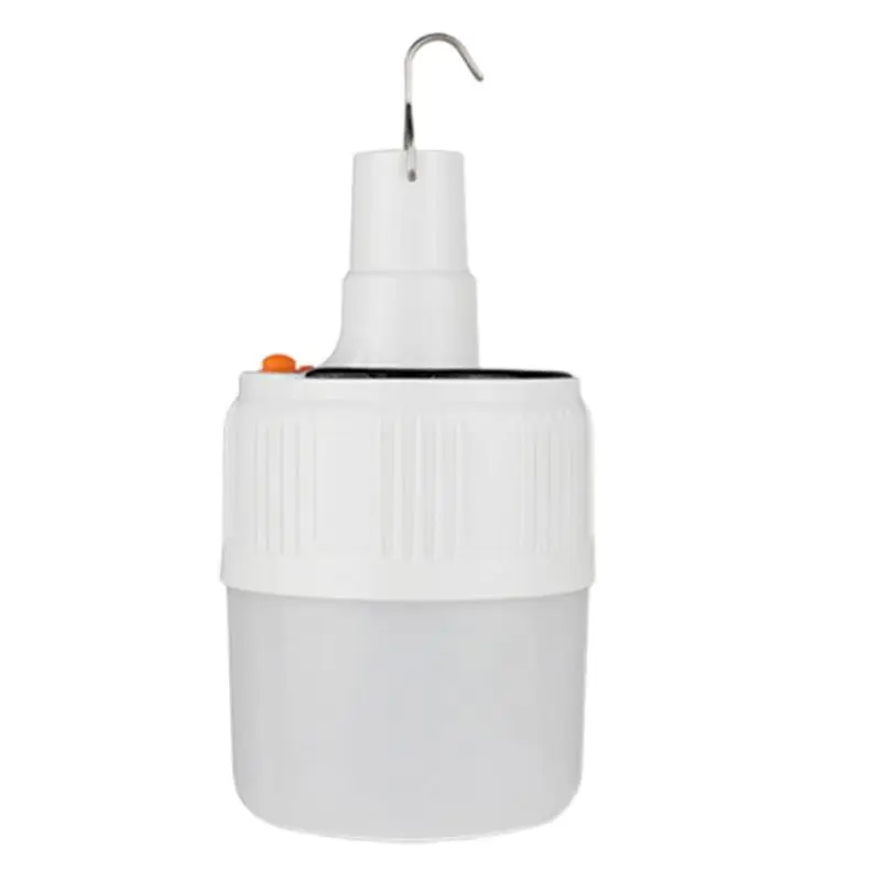 

652F 80W/100W Solar LED Light Bulb Portable Energy Saving LED Lantern Light for Home Outdoor Camping Market Tent Night Lamp