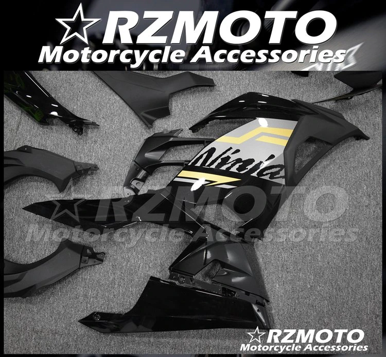 

High quality New ABS Motorcycle Fairings Kit Fit For Kawasaki Ninja 400 2018 2019 2020 Ninja400 Bodywork Set Black