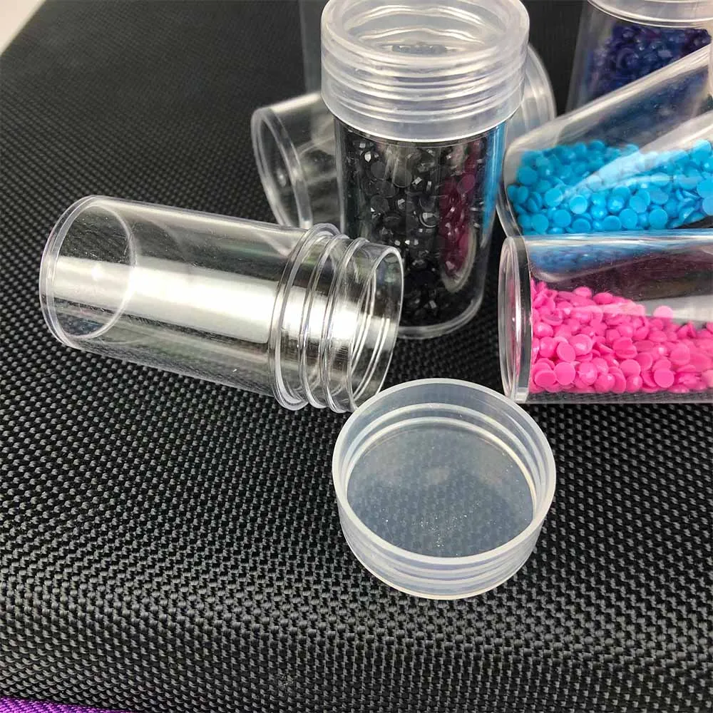 2 / set 15 mL volumetric flasks transparent 5D diamond painting bead storage bottle embroidery container bo | Дом и сад