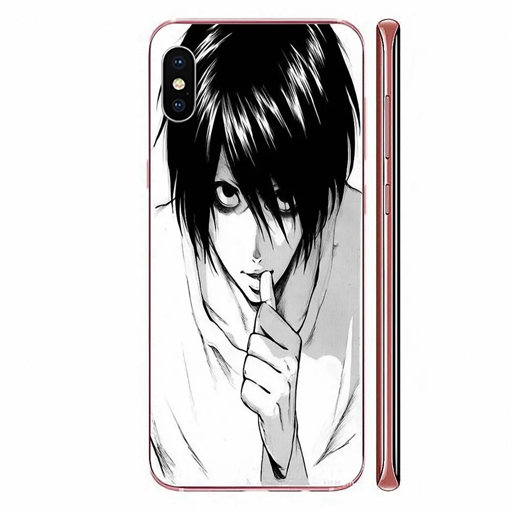 Японское аниме Манга Death Note L Logo для LG G3 G4 G5 G6 G7 K4 K7 K8 K10 K40 K50 Q6 Q60 V10 V20 V30 V40 Nexus 5 5X 2017 |
