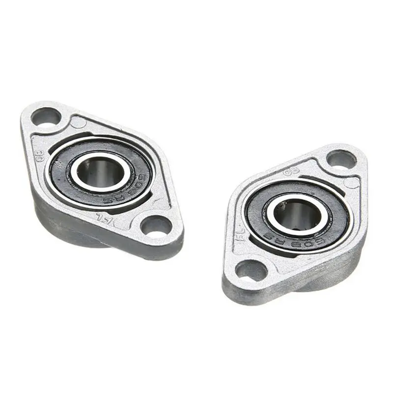10 pcs KFL08 8mm diameter zinc alloy bearing housing FL08 K08 pillow block | Bearings
