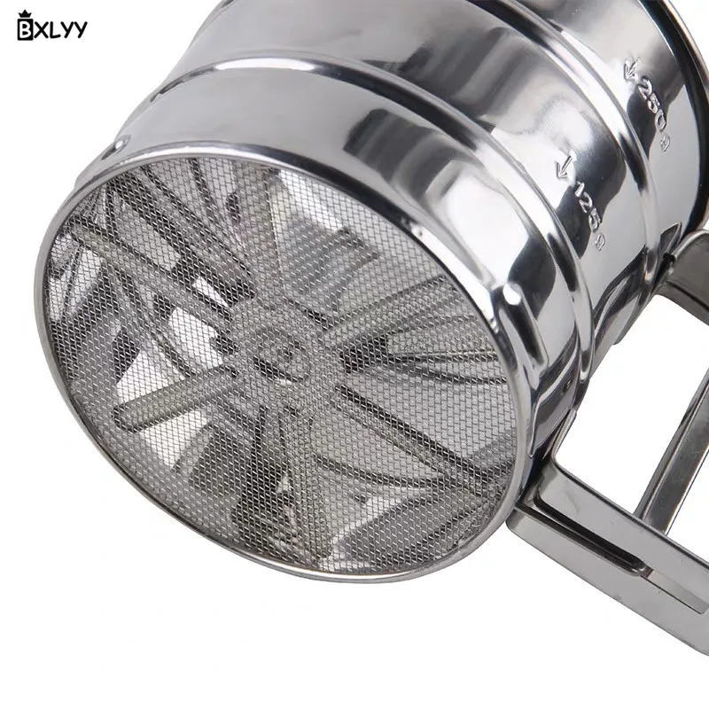 Новый мукомольный сито из нержавеющей стали DIY инструмент для выпечки ручной