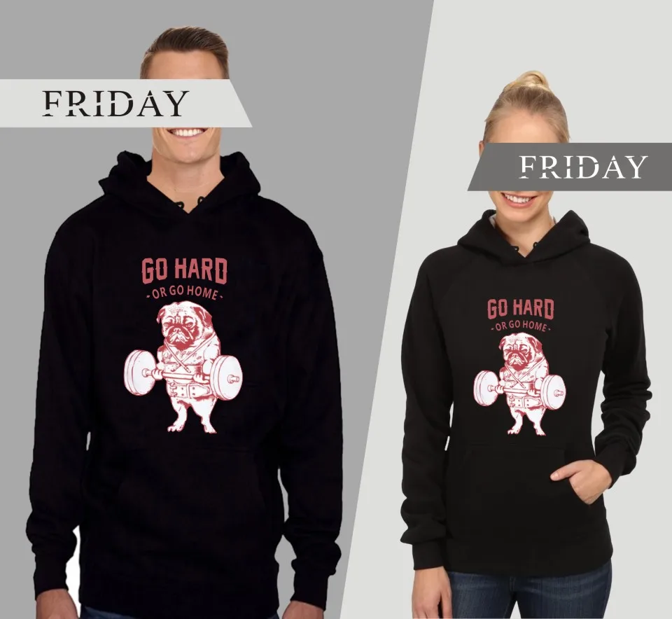 Модные креативные толстовки с капюшоном мопса классная новинка популярные